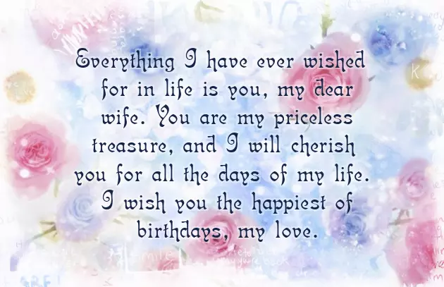 Happy Birthday Wife Wishes