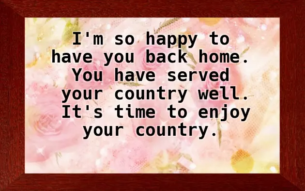 Congratulations On Joining The Military