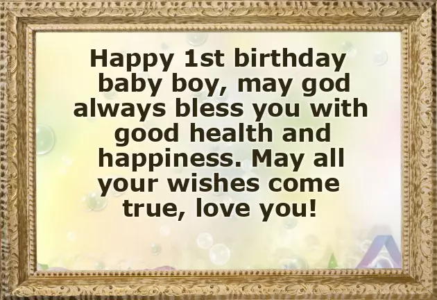 1St Birthday Quotes For Baby Boy From Mother 1St Birthday Quotes For Baby Boy From Mother
