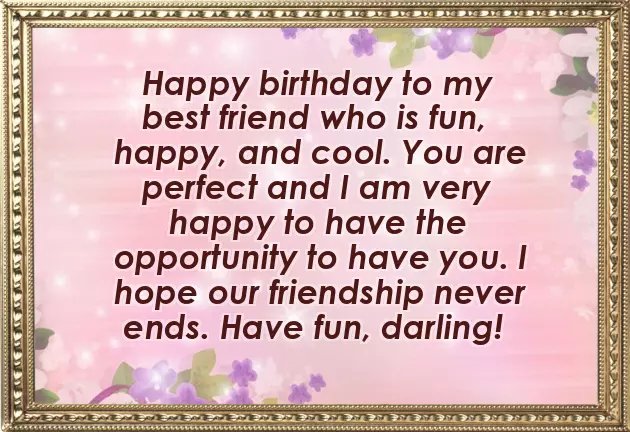 Happy Birthday To A Friend Woman