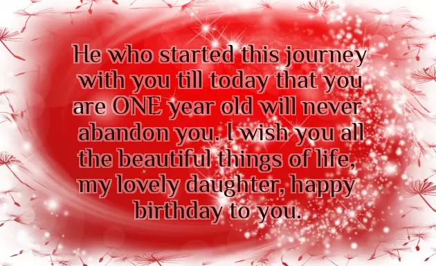 Happy 1St Birthday To My Daughter Quotes