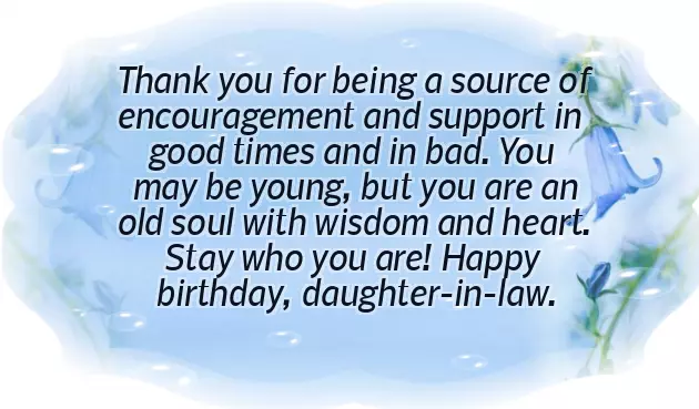 Daughter In Law Birthday