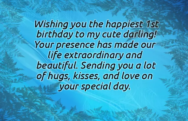 Birthday Wishes For One Year Son Birthday Wishes For One Year Son