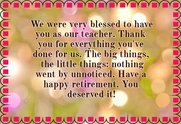 Goodbye Poems For Teachers