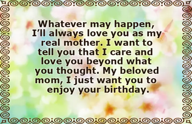 Birthday Wishes For Second Mom Birthday Wishes For Second Mom