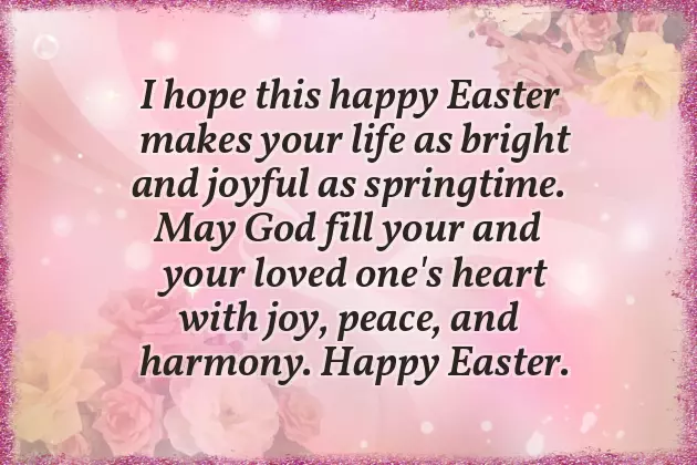 Happy Easter To You And Your Family
