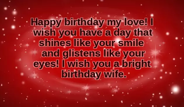 Wife Birthday Quotes In English