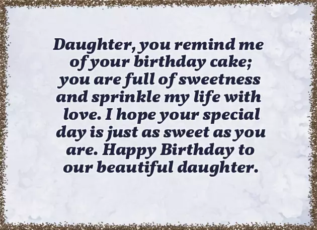 Beautiful Words For Daughters Birthday