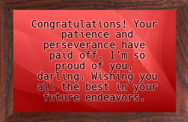 I Wish You All The Best In Your Future