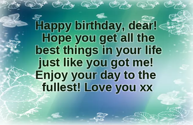 My Dear Wife Happy Birthday