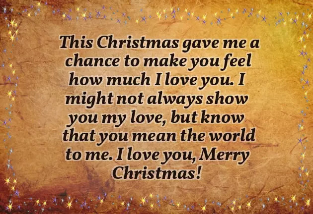 Happy Christmas Day My Love