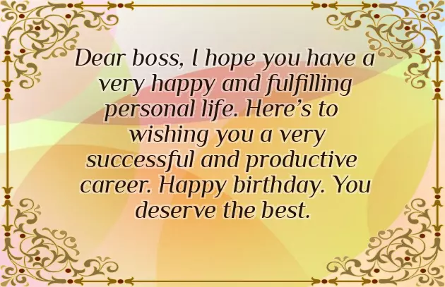 Happy Birthday Lady Boss Wishes