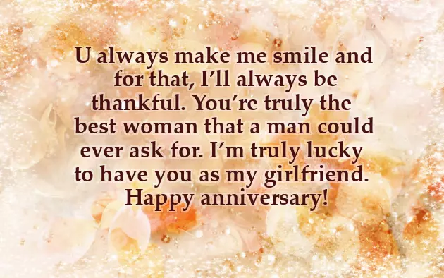 Happy Anniversary Wish To Girlfriend