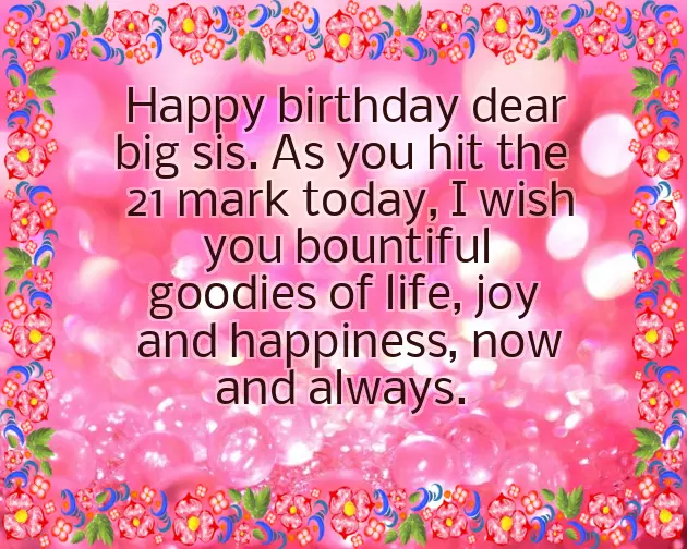 21St Wishes For A Girl