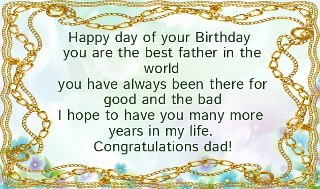 Happy Birthday Wishes To Dad Quotes
