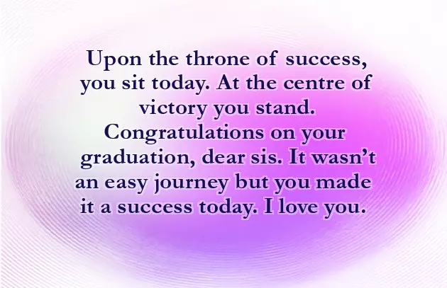 Graduation Quotes To Sister