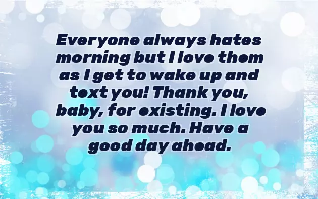 Blissful Good Morning Messages