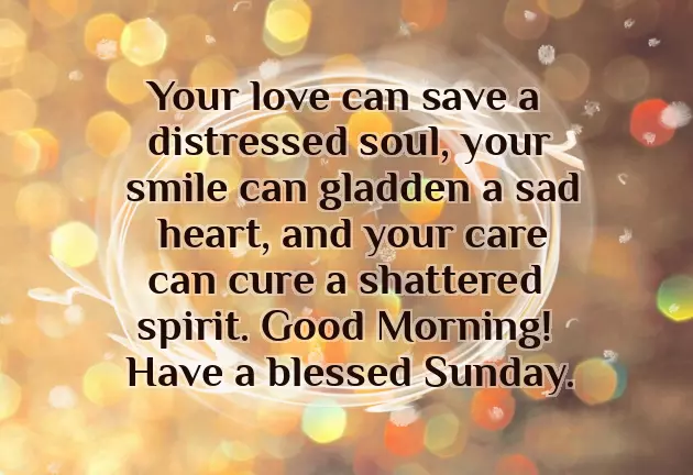 Good Morning Sunday Text