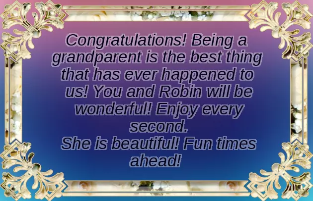 Congratulations On Becoming A Grandfather