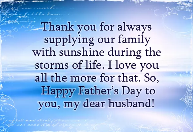 Fathers Day Messages From Wife
