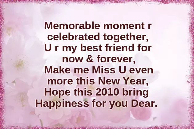 New Year Wishes Text Messages