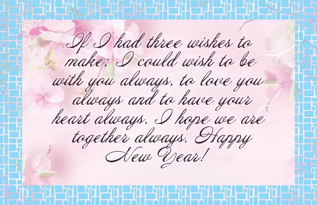 New Years Messages For Boyfriend