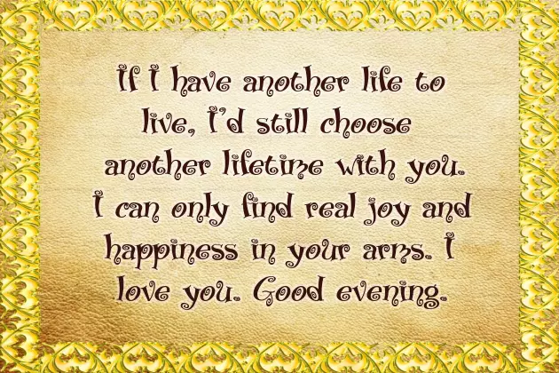 Good Evening To You All