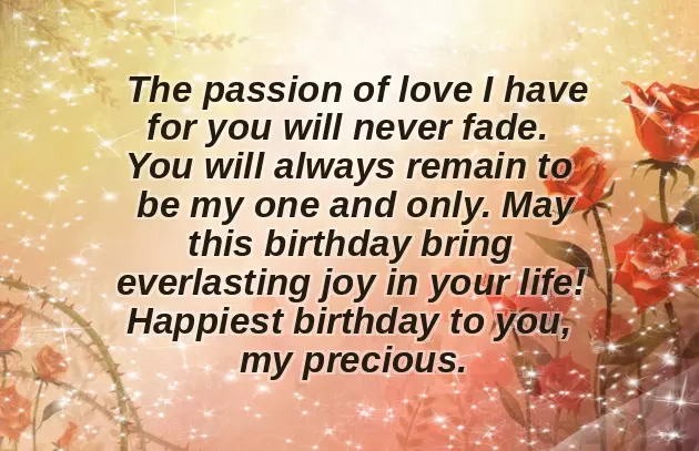 Sweet Birthday Message For Her