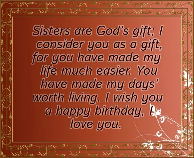 Cute Quotes For Sister Birthday Cute Quotes For Sister Birthday