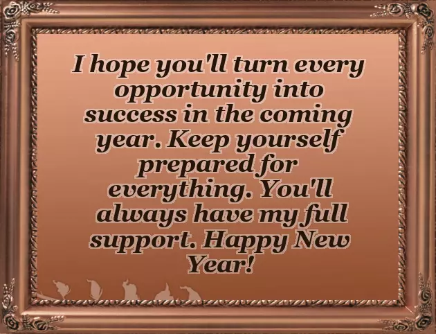 Wish You Happy New Year Message