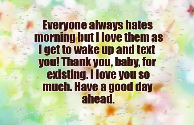 Good Morning In English Message