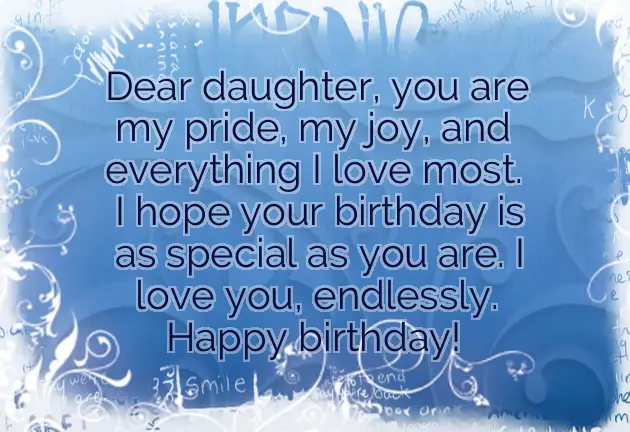 My Lovely Daughter Birthday Wishes