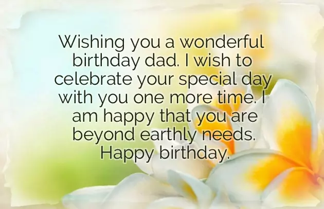 Birthday In Heaven Dad Quotes