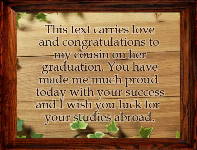 Congratulations Cousin On Your Graduation Congratulations Cousin On Your Graduation