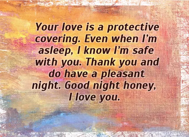 Wishing Goodnight To Your Lover