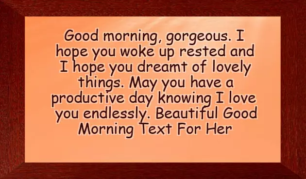 Emotional Morning Message For Her Emotional Morning Message For Her