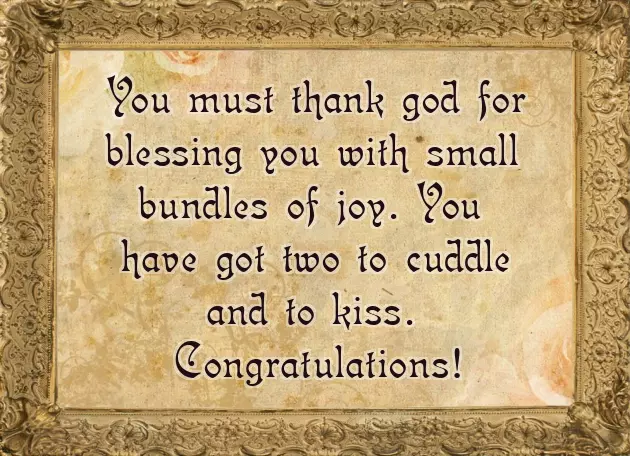 Congratulations For New Born Baby Twins Congratulations For New Born Baby Twins