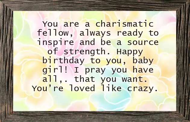 Birthday Wishes To 18 Year Old Daughter