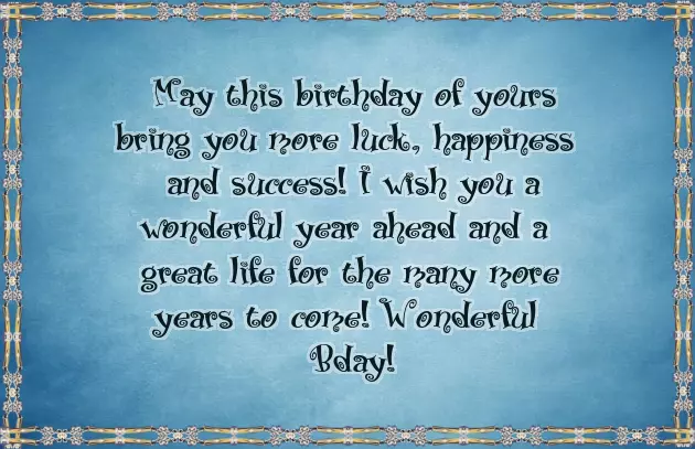 Chachi Birthday Wish