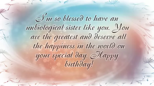 Bday Msg For Sis