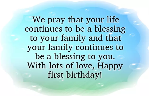 1St Birthday Wishes For Nephew
