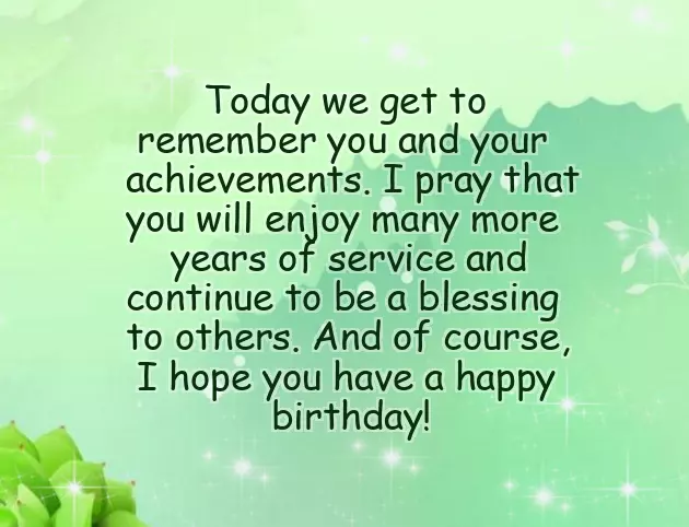 Birthday Message For Boss