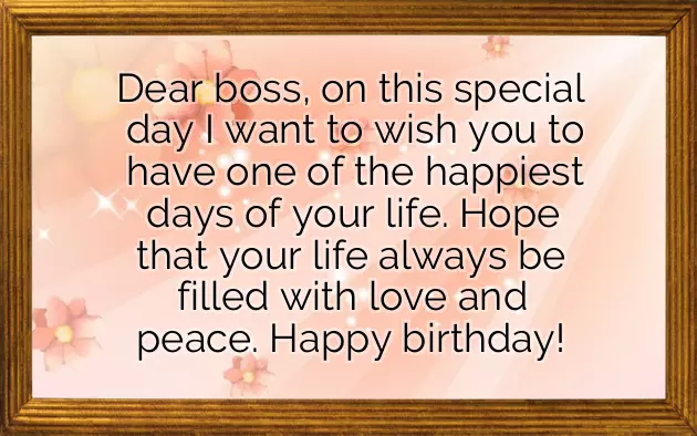 Birthday Wishes For Lady Boss