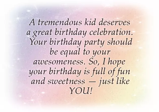 Birthday Wishes In English For Child Birthday Wishes In English For Child