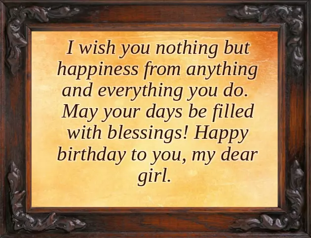 Birthday Wishes Baby Girl