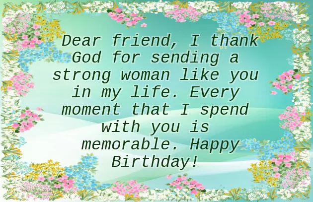 Birthday Wish For A Lady