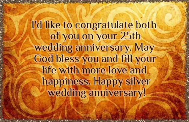 Silver Jubilee Anniversary