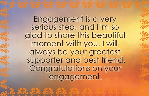 Best Wishes On Engagement To Friend