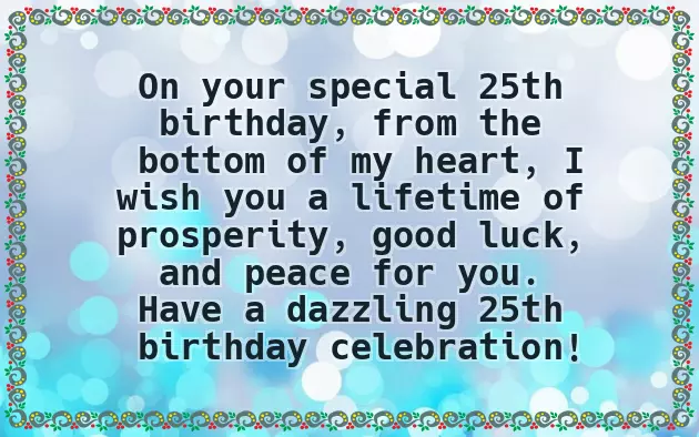 25Th Birthday Funny Wishes 25Th Birthday Funny Wishes