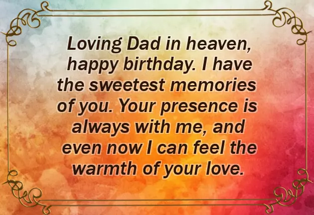 Papa In Heaven Birthday Quotes